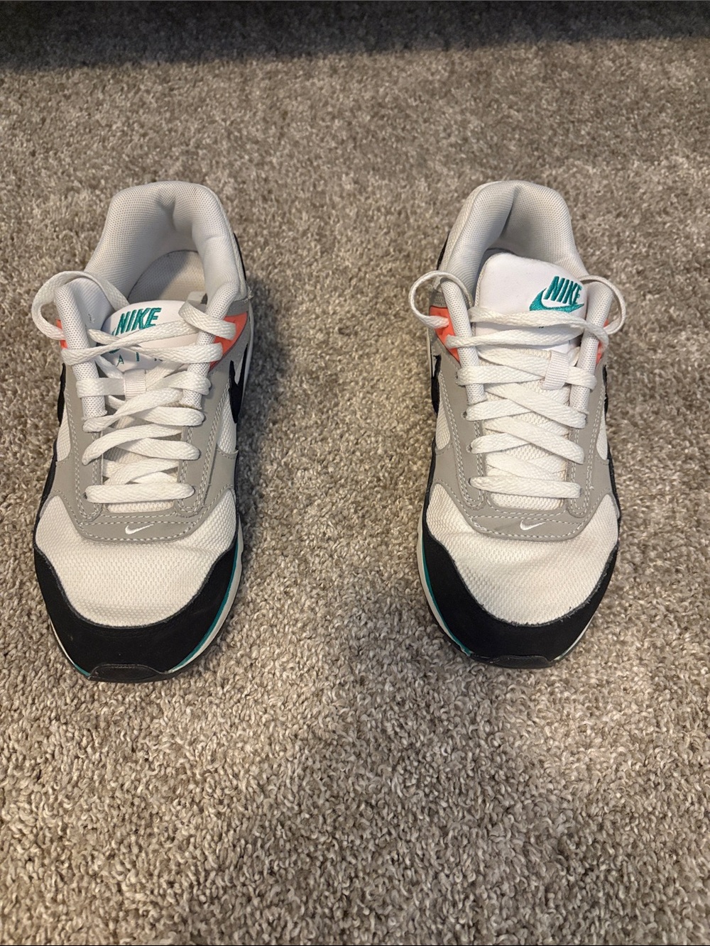 Nike Women’s White, Black, Teal & Coral Sneakers
